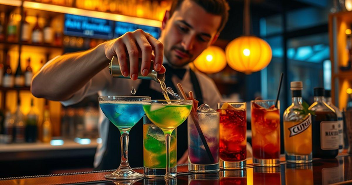 Bartender Profissional: Dicas para se Destacar na Profissão Bartender Profissional: Dicas para se Destacar na Profissão